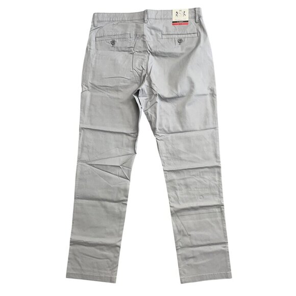 NEW English Laundry Men's 34x32 Straight Fit Chino Pants Gray - Picture 3 of 8